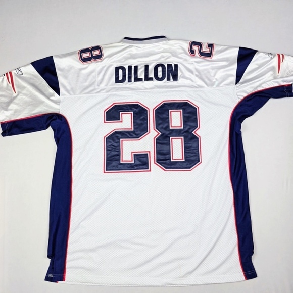 New England Patriots Dillon #28 Reebok On Field Jersey Size 56 (3XL) - Picture 3 of 7